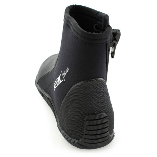 Seac Regular 5mm Diving Boots with Zipper Black ()