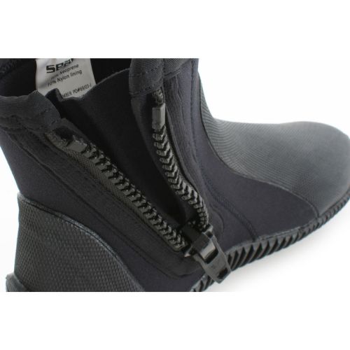 Seac Regular 5mm Diving Boots with Zipper Black ()