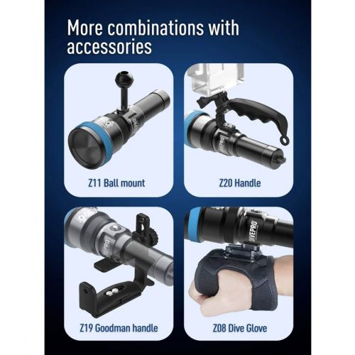 Divepro S30Z torch 3000 lumens ()