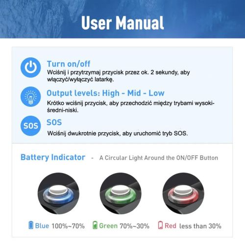 Divepro S40 Plus torch 4200 lumens  ()
