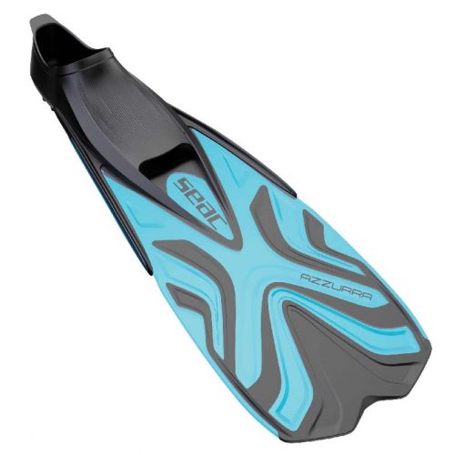 Seac Azzurra Full Foot Fins Lightweight Snorkeling ()