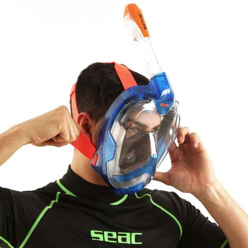 Seac Magica S/M Full Face Snorkel Mask - panoramic view ()