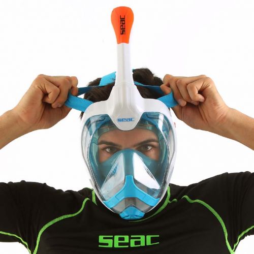 Seac Magica S/M Full Face Snorkel Mask - panoramic view ()
