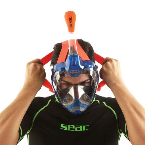 Seac Magica S/M Full Face Snorkel Mask - panoramic view ()