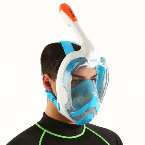 Seac Magica L/XL Full Face Snorkel Mask - panoramic view ()