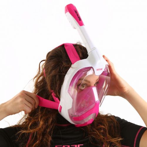 Seac Magica S/M Full Face Snorkel Mask - panoramic view ()