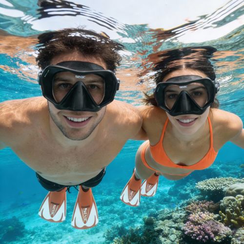 Seac Pura AT – Anti-Fog Non-Fogging Diving Mask with Plasma Technology ()