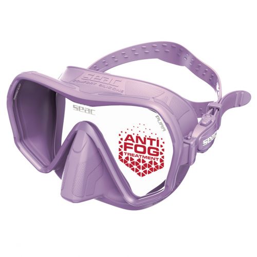 Seac Pura AT – Anti-Fog Non-Fogging Diving Mask with Plasma Technology ()