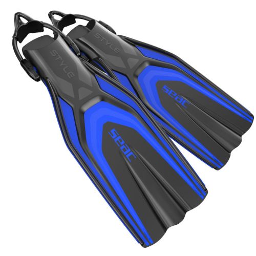 Seac Style S Bungee Fins Lightweight Travel Scuba ()