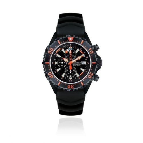 Chris Benz Depthmeter Chronograph 300M Rescue Diver CB-C300X-RS-KBS ()