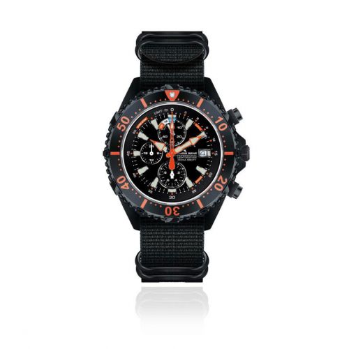Chris Benz Depthmeter Chronograph 300M Rescue Diver CB-C300X-RS-NBS ()